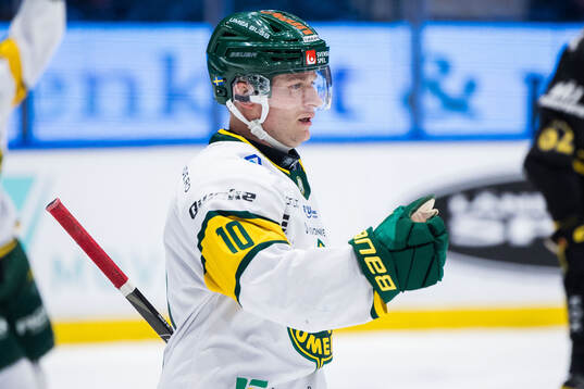 Björklövens Marcus Nilsson jublar