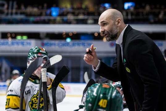 Björklövens assisterande tränare Daniel Rahimi
