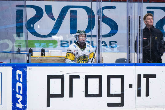 Björklövens Maxime Fortier i utvisningsbåset
