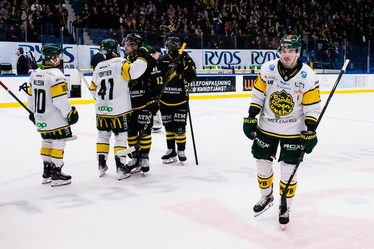 under ishockeymatchen i Hockeyallsvenskan mellan AIK och