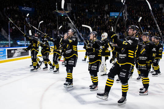 AIKs spelare jublar