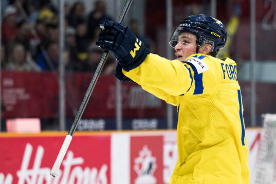 Zeb Forsfjäll of Sweden celebrates