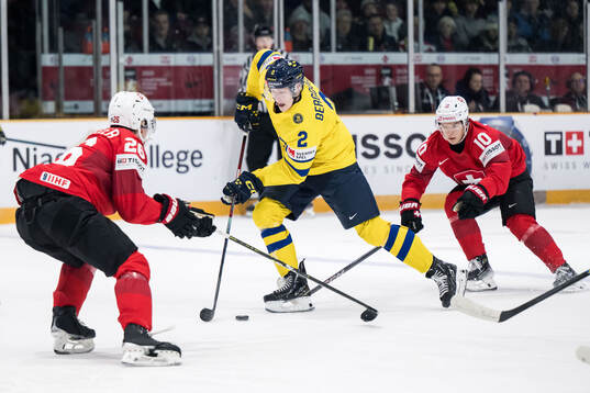 Rasmus Bergqvist of Sweden and Jan Dorthe of Switzerland