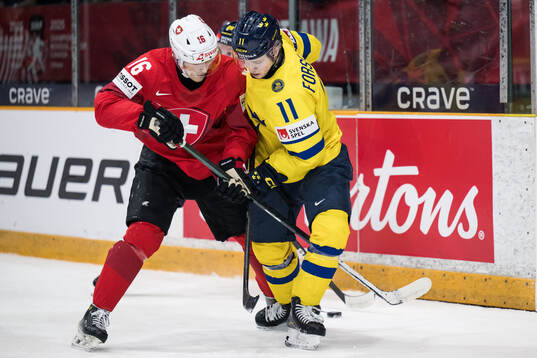 Aris Häfliger of Switzerland and Zeb Forsfjäll of Sweden
