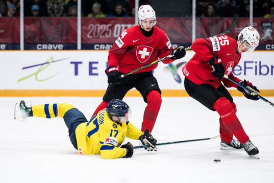 Felix Nilsson of Sweden against Nils Rhyn and Basile