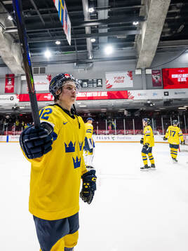 Isac Hedqvist of Sweden celebrates