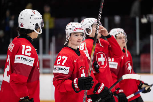Simon Meier of Switzerland looks dejected