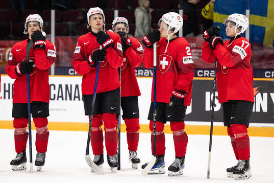Jamiro Reber, Rico Gredig, Ludvig Johnson and Loris Wey of