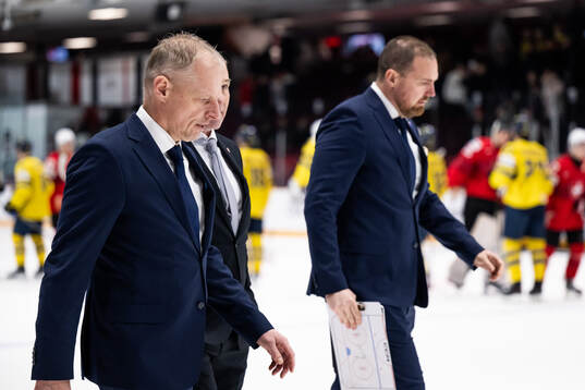 Head coach Magnus Hävelid and assistant coach Gereon