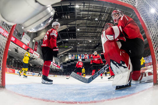 during the 2025 IIHF World Junior Championship game between