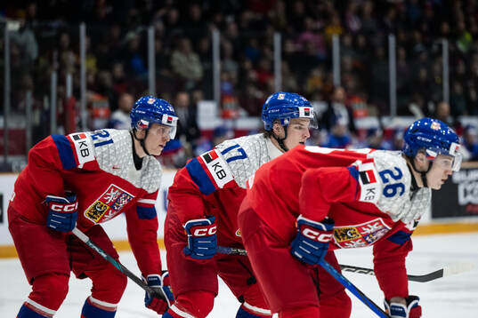Jakub Stancl, Petr Sikora and Matteo Koci of Czech Republic