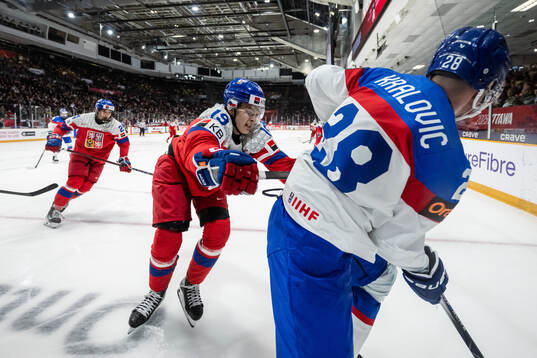Ondrej Kos of Czech Republic and Tomas Kralovic of Slovakia