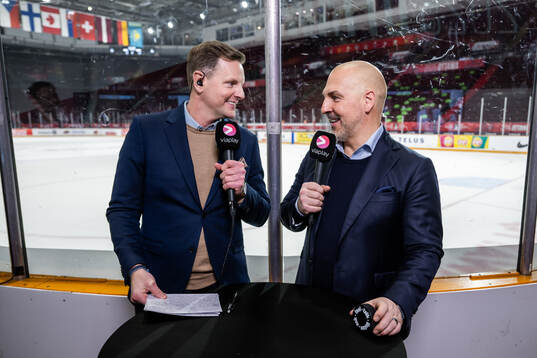 Niklas Jihde and Erik Granqvist of Swedish broadcaster