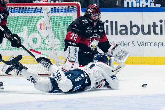 Malmö Redhawks Daniel Marmenlind och Linköpings Broc