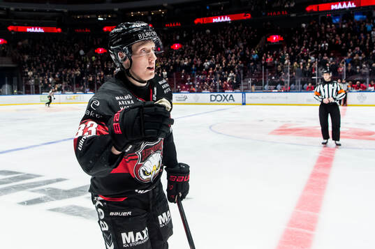 Malmö Redhawks Lassi Thomson jublar