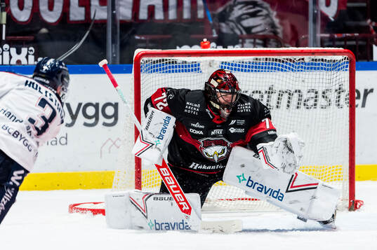 Linköpings Linus Hultström gör 2-3 bakom Malmö Redhawks
