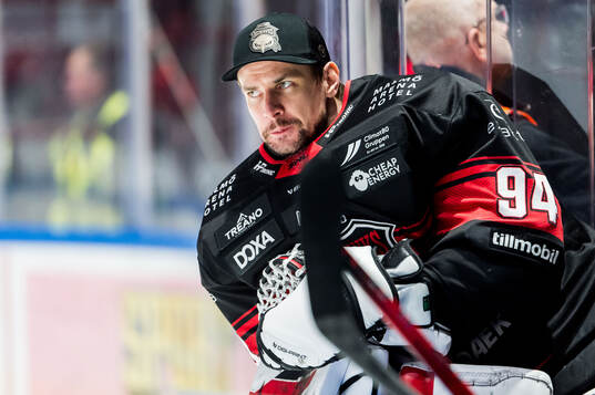Malmö Redhawks målvakt Marek Langhamer