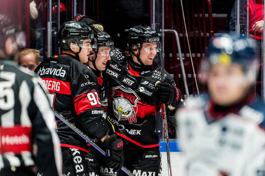 Malmö Redhawks Lassi Thomson jublar