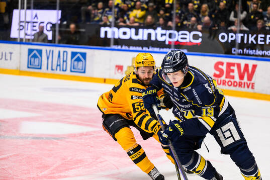 Skellefteås Oskar Nilsson och HV71s Henrik Borgström
