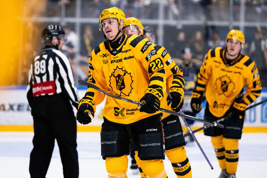Skellefteås Jonathan Johnson jublar