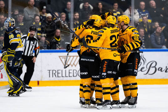 Skellefteås Jonathan Johnson jublar