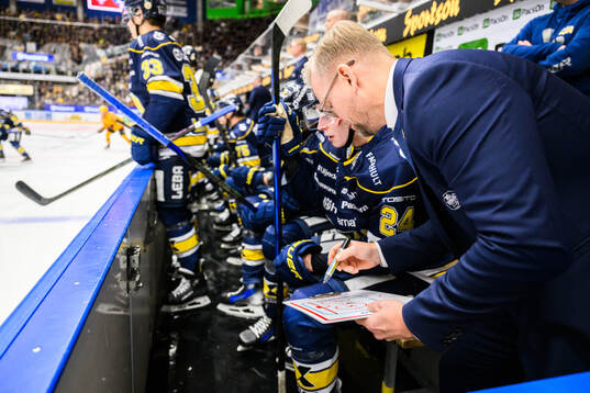 HV71s assisterande tränare Johan Davidsson