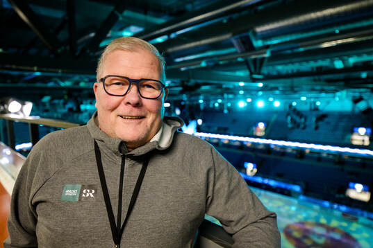 Radiosportens Mats Fagerström reporter på Sveriges Radio