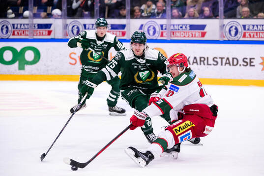 Färjestads Jeremy Salvas Groleau och Modos Sampo Ranta