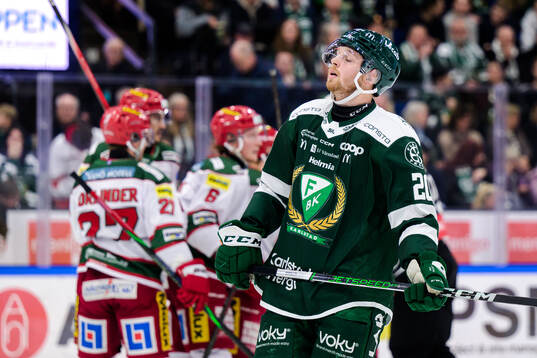 under ishockeymatchen i SHL mellan Färjestad och Modo