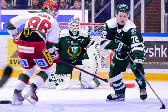Färjestads målvakt Maxime Lagacé