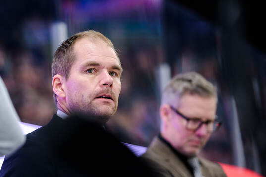Färjestads tränare Thomas Mitell