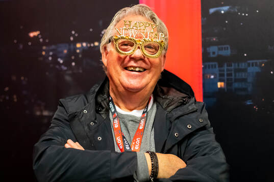 Porträtt på Örebros team manager Lars Mozart Andersson
