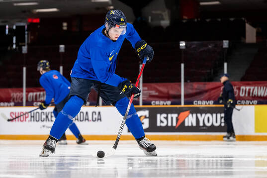Tom Willander of Sweden at a practice session