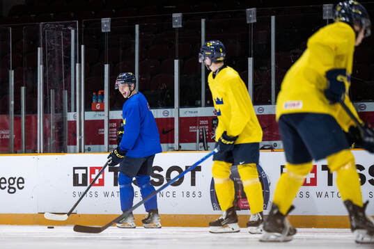 Felix Nilsson of Sweden at a practice session