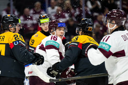 Peteris Bulans of Latvia and Linus Brandl of Germany