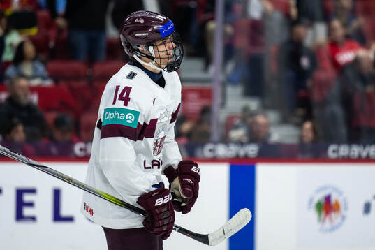Olivers Murnieks of Latvia celebrates
