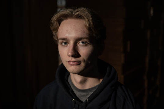 Goaltender Melvin Strahl of the Swedish under-20 national