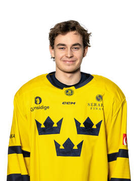 Felix Unger Sörum of the Swedish under-20 national ice