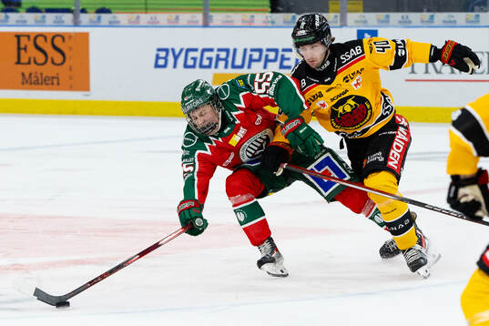 Frölundas Ivar Stenberg och Luleås David Lilja