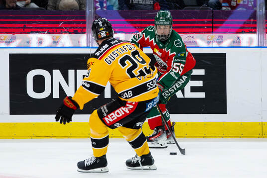 Luleås Erik Gustafsson och Frölundas Ivar Stenberg