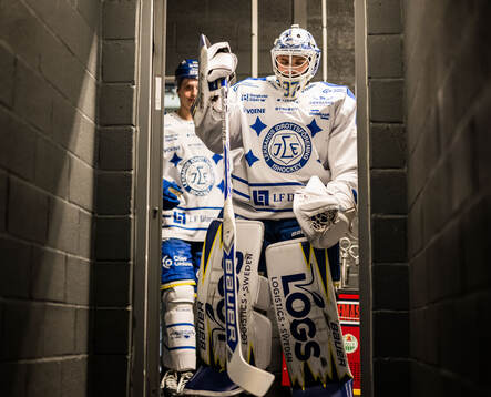 Leksands målvakt Jakob Hellsten