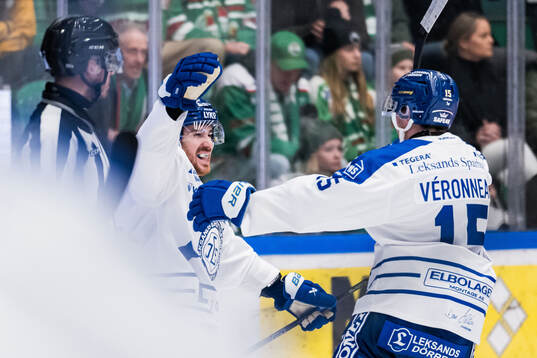 Leksands Matt Caito jublar