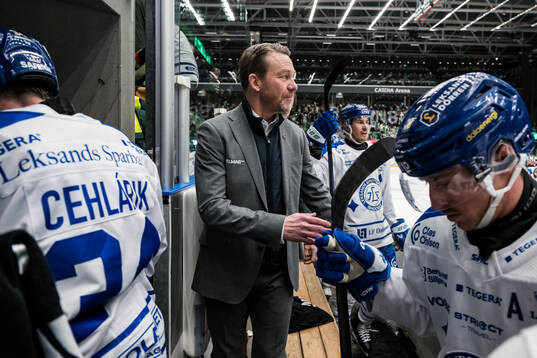 Leksands tränare Charles Berglund