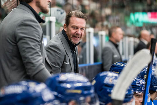 Leksands tränare Charles Berglund