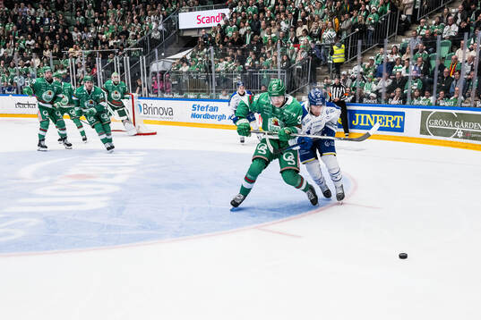 Rögles Isac Solberg och Leksands Max Veronneau