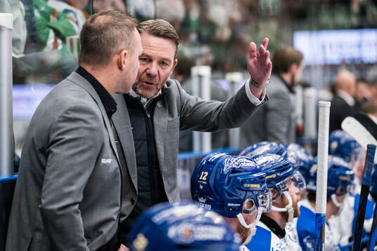 Leksands tränare Charles Berglund
