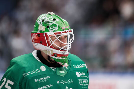 Rögles målvakt Arvid Holm deppar