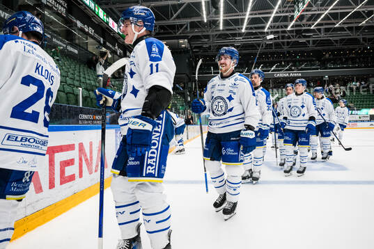 Leksands Matt Caito jublar