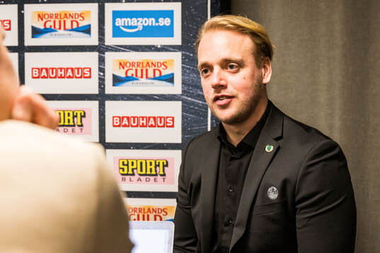 Rögles sportchef Hampus Sjöström