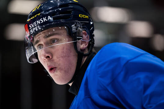 Herman Träff of Sweden at a practice session